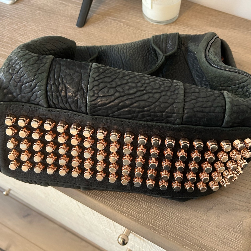 Black leather Alexander Wang Rocco bag. Used condition.